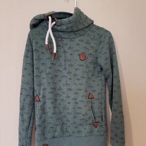 Naketano Green Anchor Hoodie